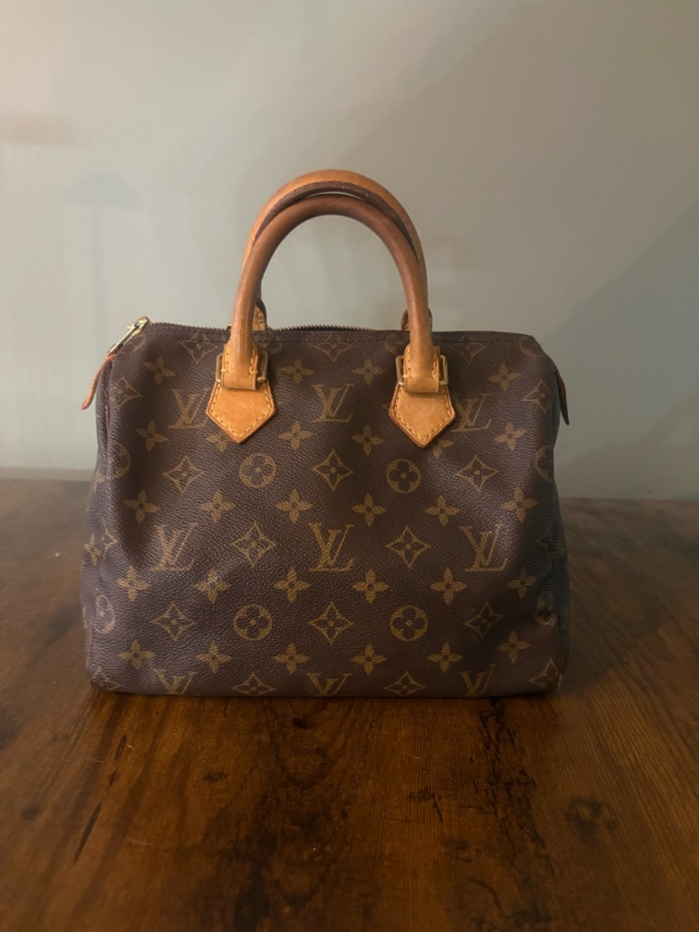 Louis Vuitton Brown Monogram Canvas Speedy 25